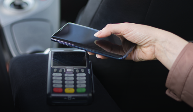 POS payment in the car